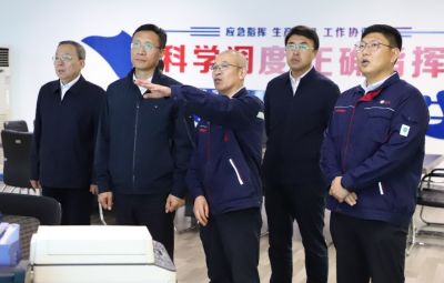 黑龙江省副省长张起翔光临710公海参观调研